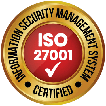 ISO 27001:2022 certification badge